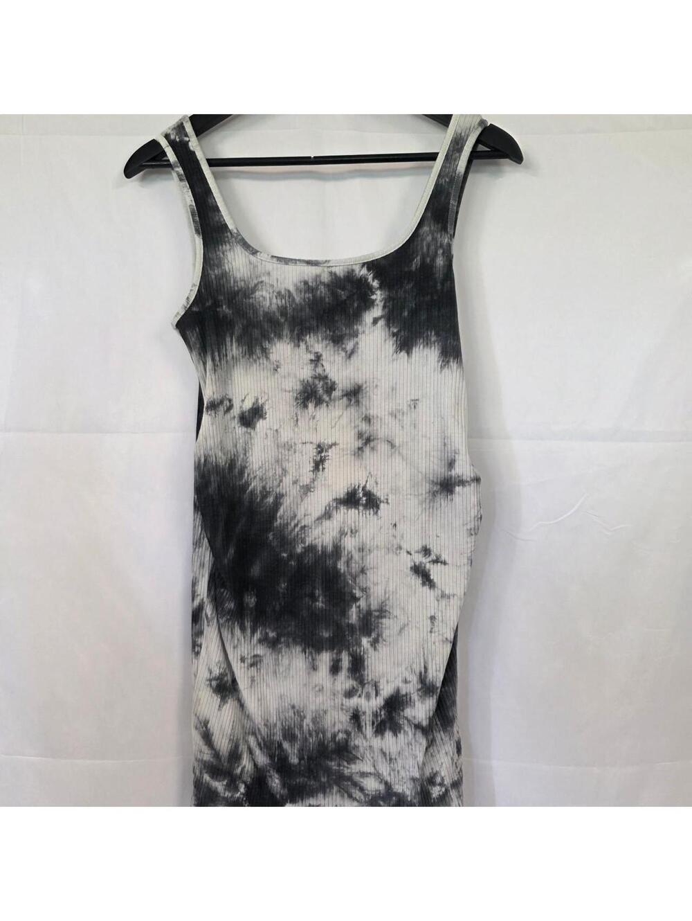 SHEIN Women's Grey and Black Casual-dress